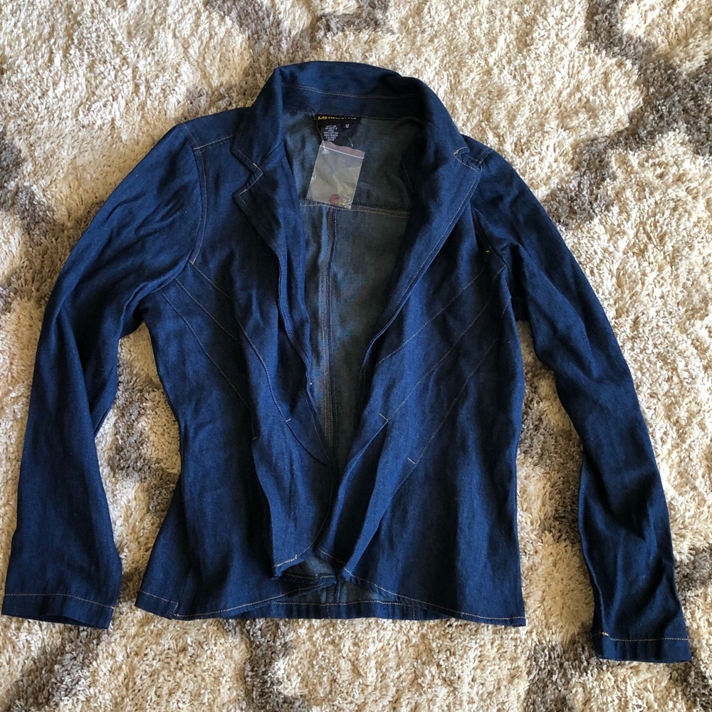 NWT Jean jacket/cardigan